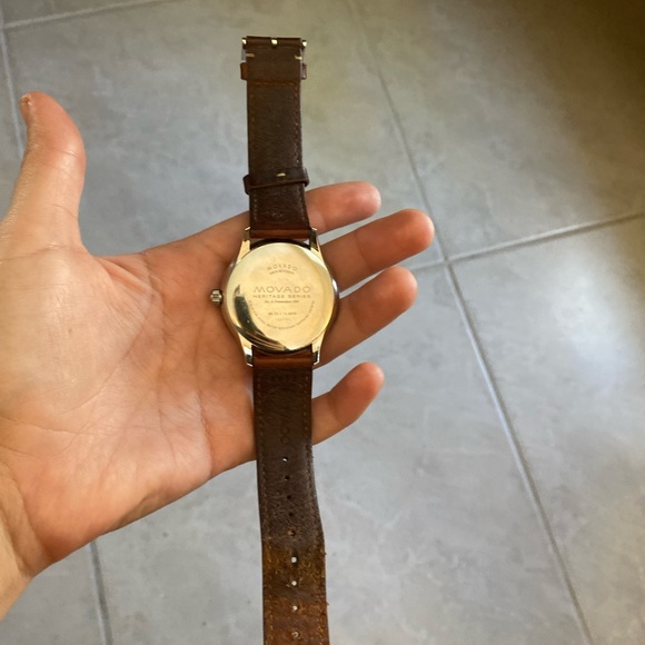 Men's Movado Heritage Series Calendoplan - Picture 3 of 5